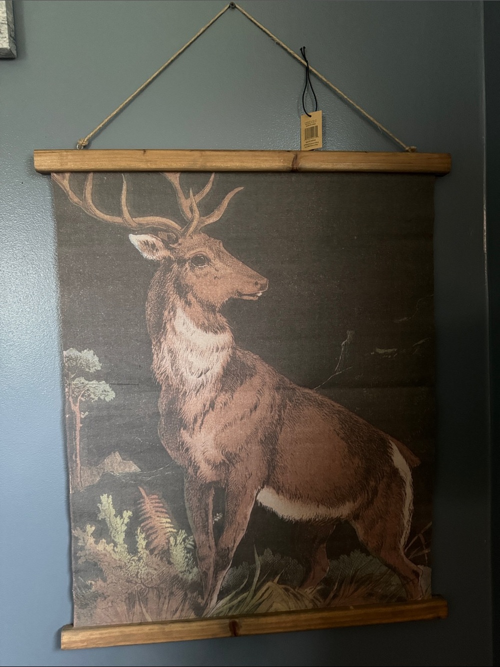 Rustic Brown Deer Wall Hanging - Home Wall Decor